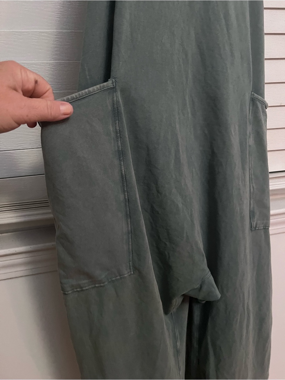 Free People Hot Shot Sage green  Jumpsuit for Women - Picture 5 of 6